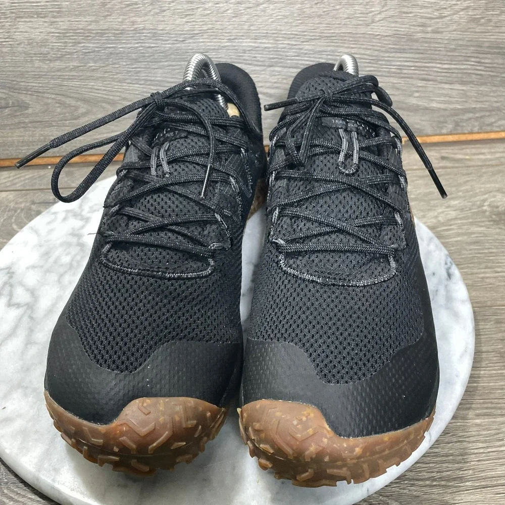 Merrell Shoes Womens 10 Trail Glove 7 Black Minimalist Running Sneaker Light